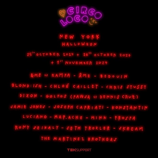 CircoLoco Announces New York Halloween 2024