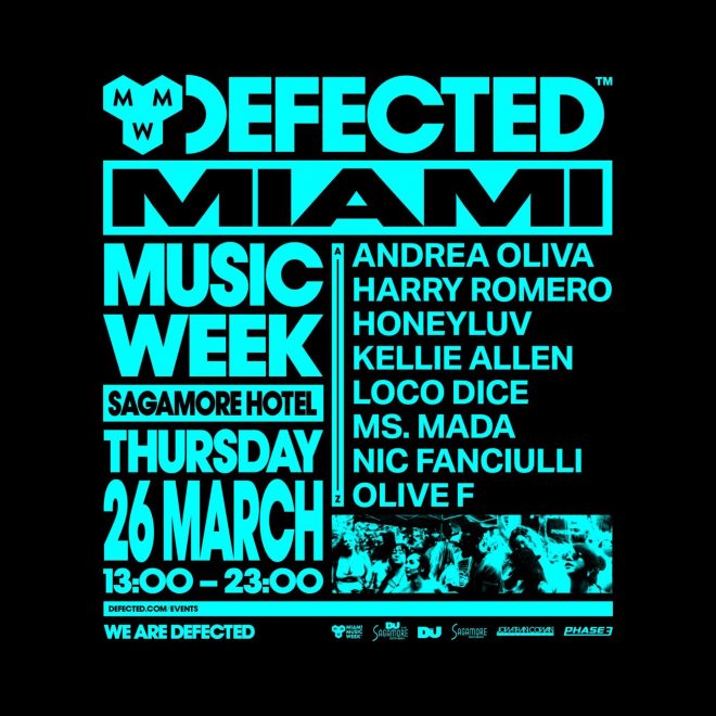 Defected Expands Miami Music Week 2026 With Loco Dice and Harry Romero; Glitterbox Returns With Skream, Derrick Carter and More at The Sagamore