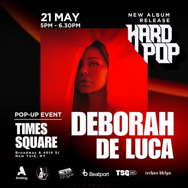 Deborah De Luca announces exclusive album pop up event at Times Square, New York