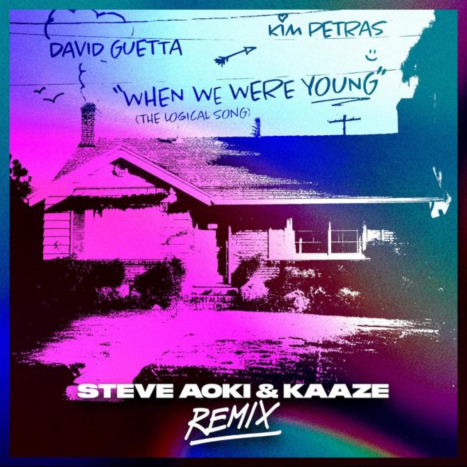 David Guetta storms into 2024 with massive new Steve Aoki & KAAZE remix of smash hit 'When We Were Young' ft Kim Petras
