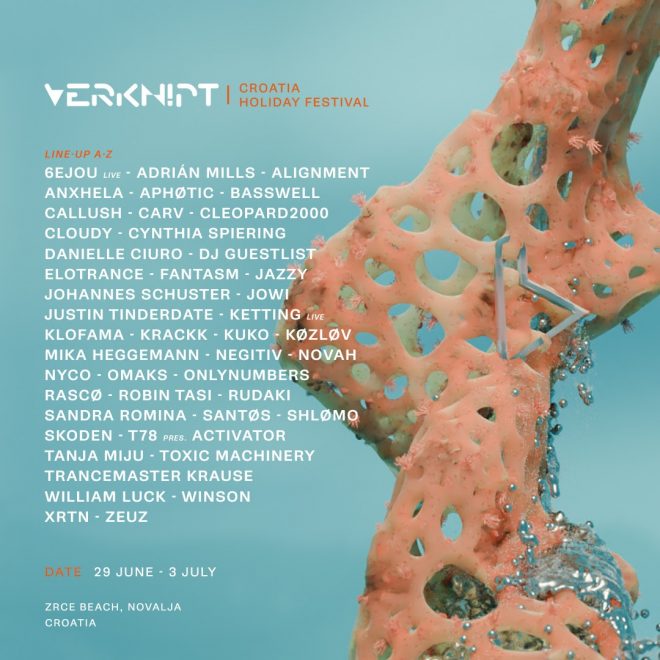 Verknipt Croatia | holiday festival announces second edition, ready to ignite the summer with an astonishing line-up